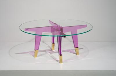 Prototyp Tisch Mod. "Hommage a Ponti" aus der Soli e Unici Collection Serie, Entwurf Alessandro Guerriero *, - Design