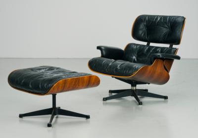 Lounge Chair Mod. 670 mit Ottomane Mod. 671, Entwurf Charles  &  Ray Eames - Design