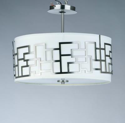 An “Alecia's Neckless” ceiling lamp, designed by George Kovacs for Minka Group, USA, - Design
