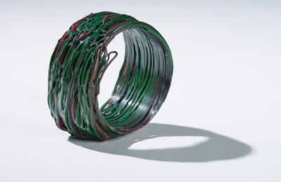 A “Spaghetti” bangle, designed by Gaetano Pesce, - Design