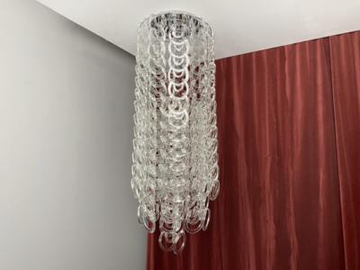 An imposing ceiling lamp made of mouth-blown Murano glass, Italy, - Design