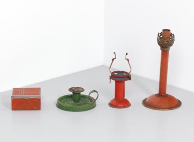 A mixed lot with handicraft objects, designed by Marianne Brandt, amongst others - Design