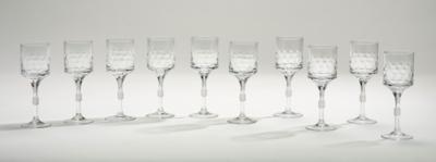A set of ten drinking glasses, C. J. Riedel, - Design