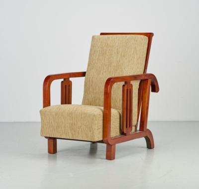 An adjustable armchair, so-called ‘Kanadier’, - Design