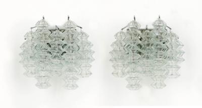 Two large pagoda wall appliques, J. T. Kalmar, - Design