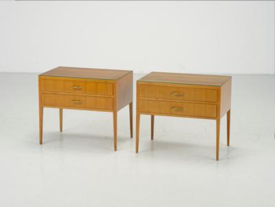 Two chests of drawers / bedside tables, school of Julius Jirasek, Vienna, - Design