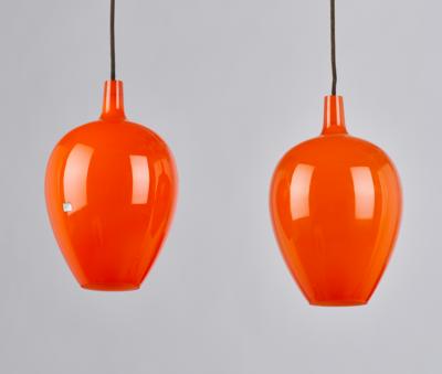 Two suspension lamps, for FM Design, - Design