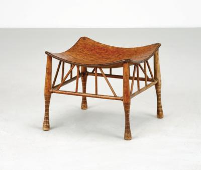 A “Thebes” stool, Liberty & Co, - Design