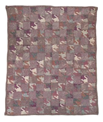 A large Saporiti patchwork carpet, - Design