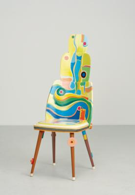 A unique high back chair ‘The 1968 ERA’, designed and manufactured by Johann Rumpf - Design