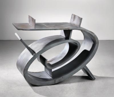 A prototype book table, designed by Ron Arad - Design