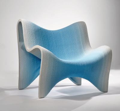 A prototype of the rare “Gradient Fauteuil” lounge chair, designed by Philipp Aduatz - Design