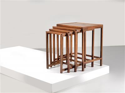 A set of nesting tables, designed by Josef Hoffmann - Design First