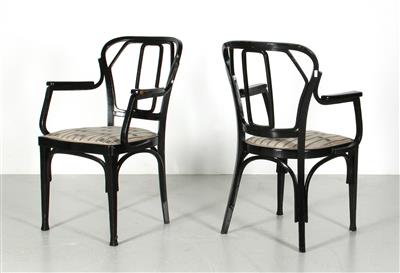 Zwei Armlehnstühle Mod. Nr. 332/F, - Interior Design