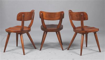 Satz von drei Stühlen Mod. B 954, wohl Adolf Loos (1870- 1933) - Take a  seat 17.12.2020 - Erzielter Preis: EUR 1.500 - Dorotheum