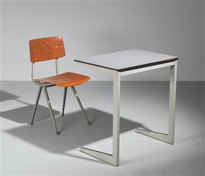 Schreibtisch und Stuhl Mod. Result, Entwurf Friso Kramer - Interior Design