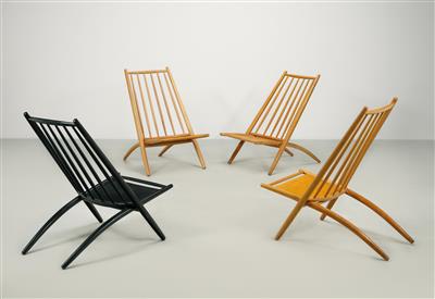 Satz von vier "Congo" Lounge Sesseln, Entwuf Ilmari Tapiovaara - Design