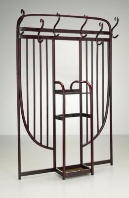 Wandgarderobe Mod. 6, Entwurf vor 1904, Ausführung Fa. Thonet, - Design