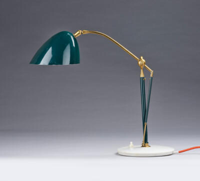 Seltene Tischlampe Mod. 12401, Entwurf Angelo Lelli - Design
