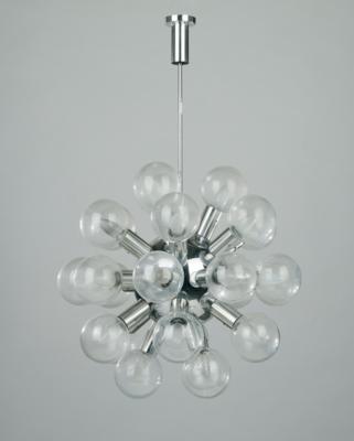 An “Atomic” chandelier, designed by J. T. Kalmar, - Design