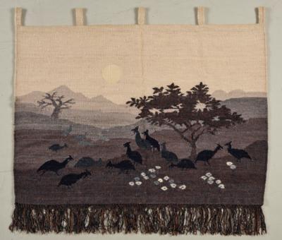 An “Into the Meadows” tapestry, designed and manufactured by Nawaaz Saldulker, Cologne - Design