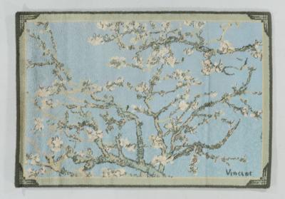 Großer Teppich nach "Amandelbloesem" (Mandelblüten) von Vincent van Gogh - Design