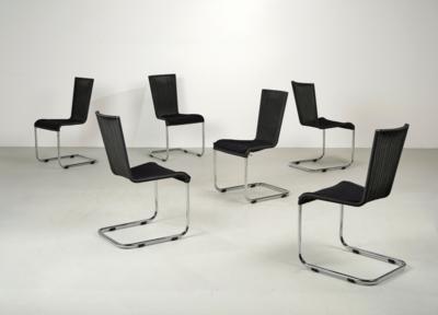 Satz von sechs Esszimmerstühlen Modell B20, Entwurf Axel Bruchhäuser - Design