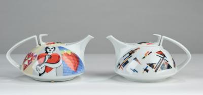 Two teapots ‘Hearts’ and ‘Wasserkocher’ from the series Hommage à Gropius, - Design