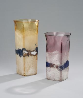 Zwei Vasen, Alfredo Barbini - Design