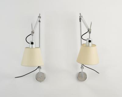 Two wall lamps mod. Tolomeo Mega, designed by Giancarlo Fassina & Michele De Lucchi, - Design