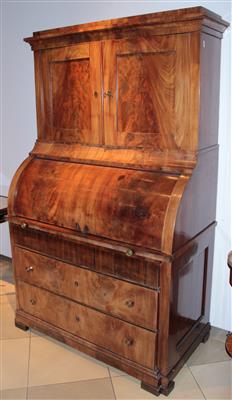 engl. Zylinderaufsatzschreibschrank, - Furniture