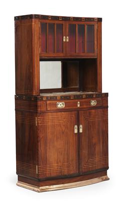 Jugendstil-Pfeilerschrank - Möbel, Teppiche und dekorative Kunst