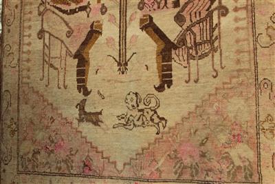 Ostturkestanischer Knüpfteppich ca. 200 x 130 cm, - Furniture, carpets