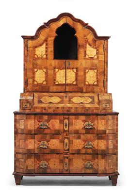 Tabernakel-Schreibschrank, - Furniture, carpets