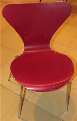 4er Set Stühle und zwei Armstühle Mod. 3107, - Furniture, carpets