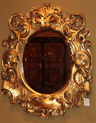 Salonspiegel im Barockstil, - Möbel, Teppiche und dekorative Kunst