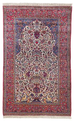 Seiden Keschan, Zentralpersien (Iran), um 1920, - Möbel, Teppiche und dekorative Kunst