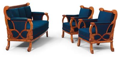 Biedermeier Sitzgarnitur, - Möbel, Teppiche und dekorative Kunst