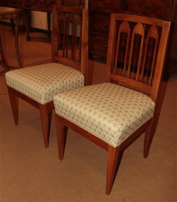 Paar Biedermeier Sessel, - Furniture, carpets
