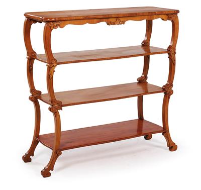 Späte Biedermeier Etagere, - Mobili e tappeti