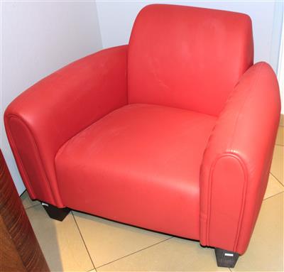 Clubfauteuil, - Möbel, Teppiche und dekorative Kunst