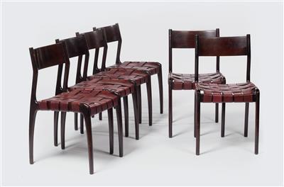 6er Set Stühle, - Möbel, Design und Teppiche