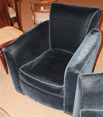 Paar Fauteuils im Art Deco Charakter, - Furniture, carpets