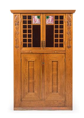 Jugendstil-Schrank, - Mobili e tappeti