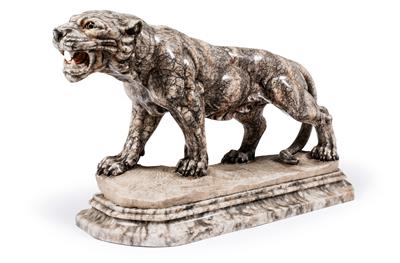 Skulptur "Tiger", - Nábytek, koberce