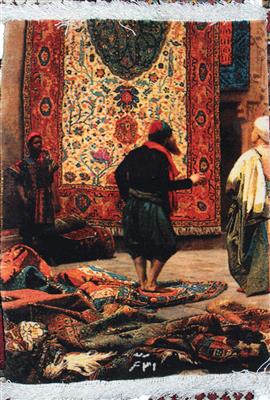 Täbriz Bildteppich ca. 69 x 100 cm, - Furniture, carpets