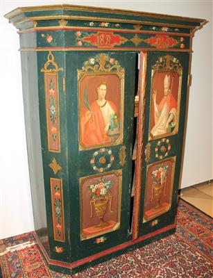 Oberösterreichischer Bauernkasten, - Furniture, carpets