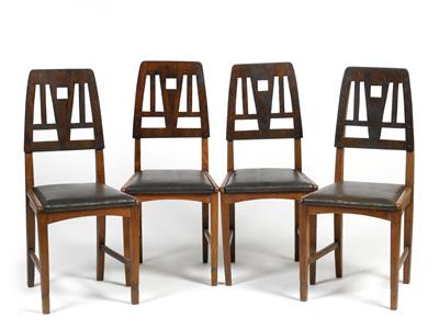 4er Set Stühle, - Furniture, carpets