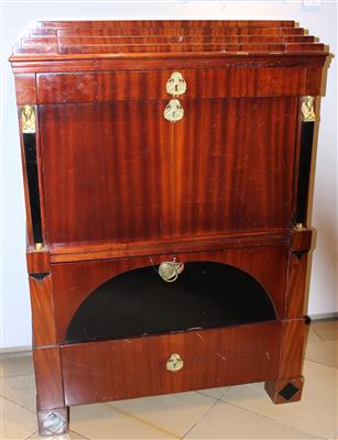 Biedermeier-Sekretär, - Möbel, Teppiche und dekorative Kunst