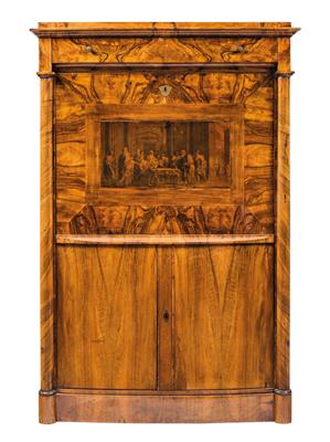 Biedermeier Sekretär, - Nábytek, koberce